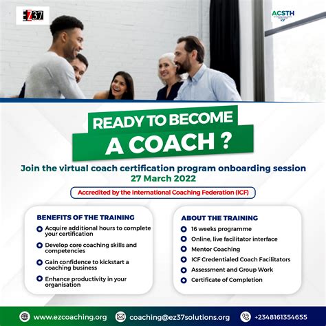 online coaching training certificate program.